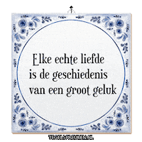 Hart Wijsheid Sticker by Tegelspreuken.nl