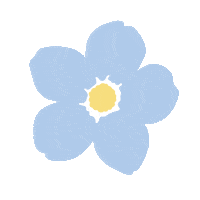 Happy Flower Sticker by daiso_designlab