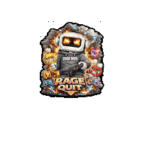 Game Over Frustration Sticker by Digi 995