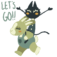 Lets Go Love Sticker
