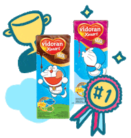 vidoran 1 milk trophy doraemon Sticker