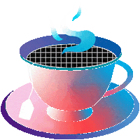 Tea Time Sticker by Dyanapyehchek