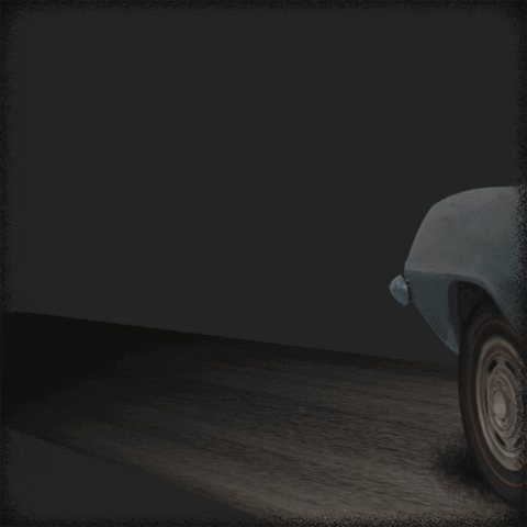lizomdavid giphyupload animation car horror GIF