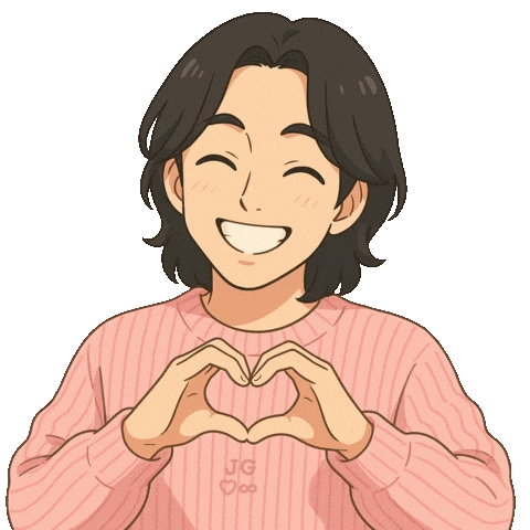 Love You Heart Sticker