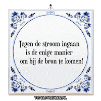 Spreuk Verandering Sticker by Tegelspreuken.nl