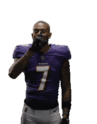 Football No Sticker by Baltimore Ravens