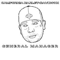 Head Tattoo Sticker by California Harley-Davidson