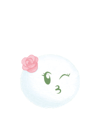 Rose Avocado Sticker by EVERSOFTMY