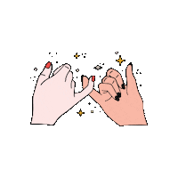emydiycom aesthetic colorful promise pinky Sticker