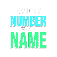 Every Number Has A Name Every Name Has A Story Every Story Matters To God Sticker by Northview Church