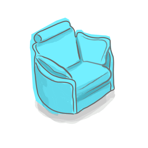 Moon Relax Sticker by FamaSofas