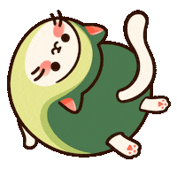 Cat Love Sticker by Avocatdo