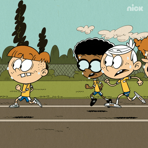The Loud House Running GIF by Nickelodeon