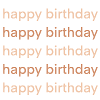 Happy Birthday Sticker