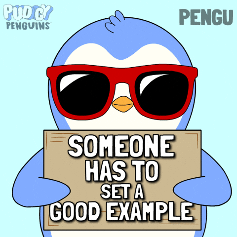 In Charge Penguin GIF by Pudgy Penguins