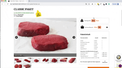 Kaufnekuh giphygifmaker beef fleisch rindfleisch GIF