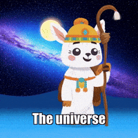 The Universe Stars GIF by Llamaozi