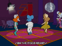 Lets Go Dancing GIF by The Simpsons