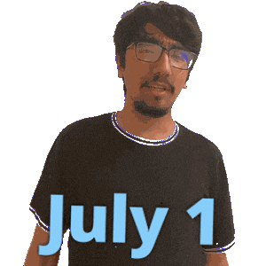 July 1 Sticker