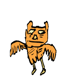 Orange Go Sticker
