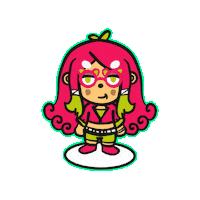 Happy Dragon Fruit Sticker