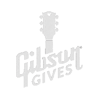 gibsonguitar heart guitar charity gibson Sticker