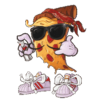 Pizza Swag Sticker
