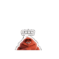 Silence Be Quiet Sticker by The Fuzzlets