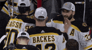 ice hockey hug GIF by NHL