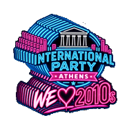 Party Athens Sticker by Internationallifeathens