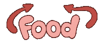 Hungry Food Sticker by Thomas Bruinsma