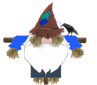 Gnome Scarecrow Sticker
