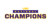 Lsu Nationalchampionship Sticker by Louisiana State University