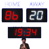 20 Away Sticker