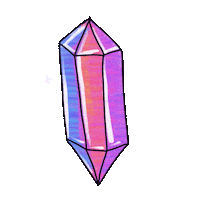 pageofwandsdesign sparkle glitter witch crystal Sticker