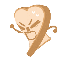 Bread Running Sticker