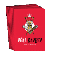 tonysrealbarbershop real barber lucca Sticker