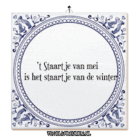 Winter Hoop Sticker by Tegelspreuken.nl