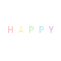Happy Sticker