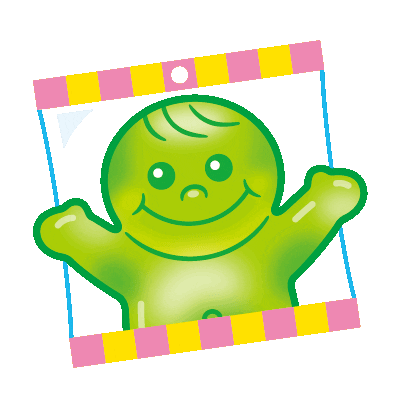happy jelly baby Sticker by heehee.m
