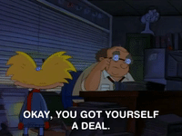 hey arnold nick splat GIF