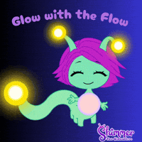Shimmer The Glowworm Aura Good Vibes Love Heart Hopecore Meditation Gmchat Heychat GIF by ShimmertheGlowworm