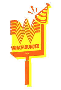 Art Birthday Sticker by Whataburger