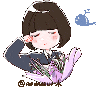 neunmuv anime kdrama whale 박은빈 Sticker