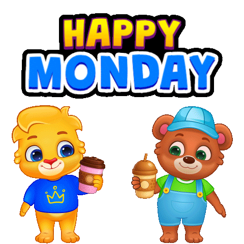 Good Morning Coffee Sticker by Lucas and Friends by RV AppStudios