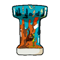 Orange Cachimba Sticker by Bengala Spain