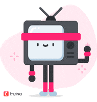 app_treino fit treino work out exercicio Sticker