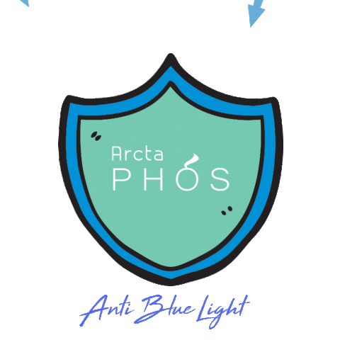 Blue Light Aurora Sticker by ArctaPHOS