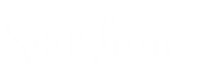Blue Sky Hello Sticker