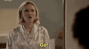 Get Out Reaction GIF by CBS